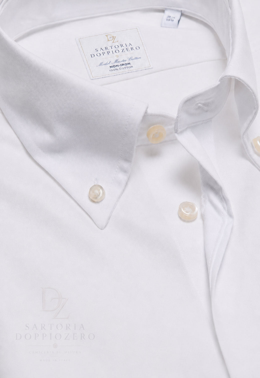 Camisa Italiana Vomero — Pinpoint 100% Algodão Non-Iron
