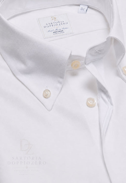 Camisa Italiana Vomero — Pinpoint 100% Algodão Non-Iron