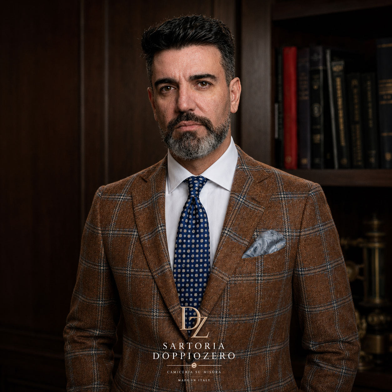 Gravata Pitti Uomo Inverno 2026 em Seda Jacquard — Edição Limitada